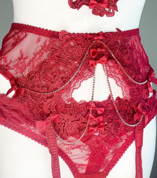 Srdcové eso- kompletní set spodního prádla Michaela Lingerie