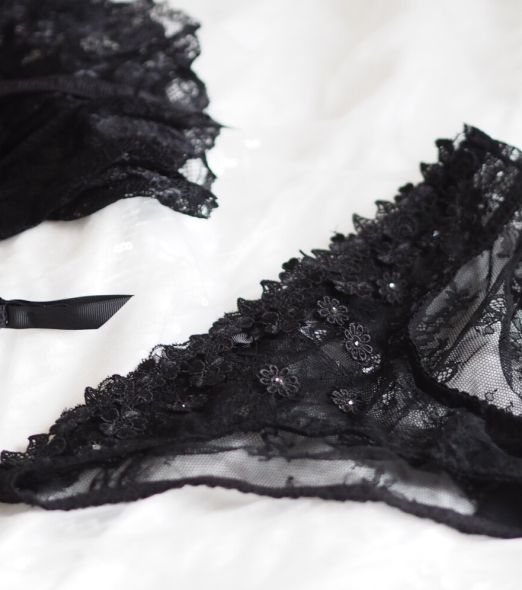 Kalhotky romantický sen BLACK